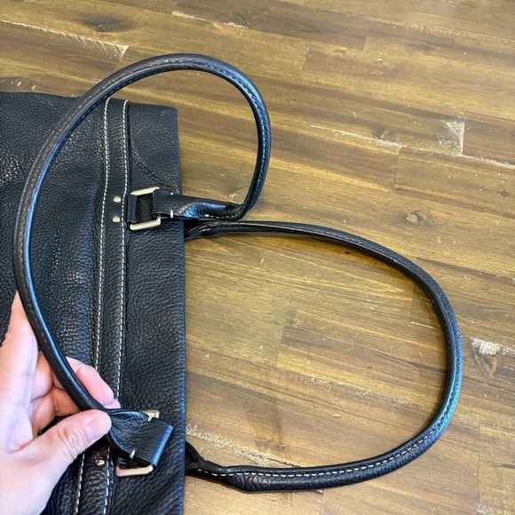 Kate Spade Blakely Andover Black Pebbled Leather Tote Shopper Travel Bag Large - Picture 12 of 12